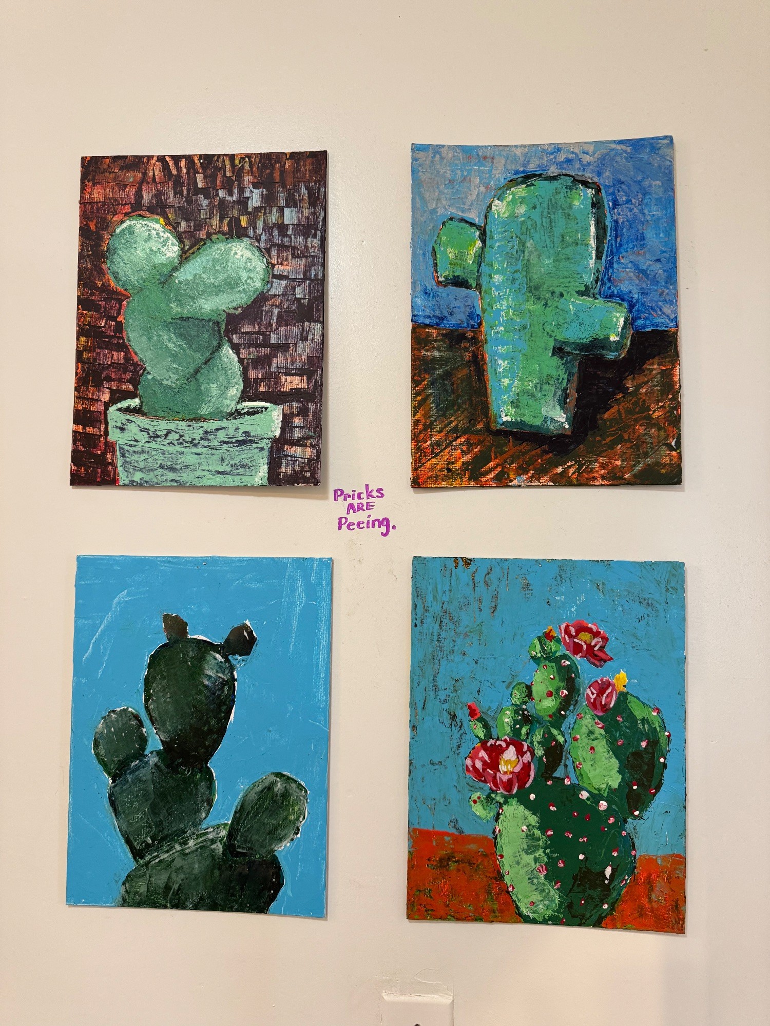 Series “pricks are for peeing